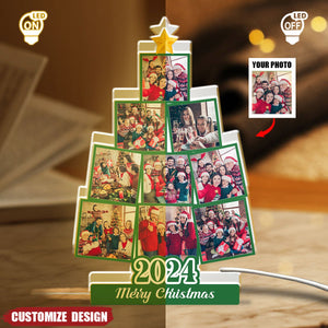 Custom Photo Christmas Tree - Personalized Light Box - 2024 New Release