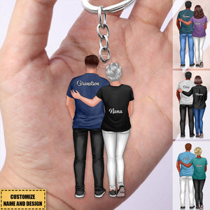 To My Son-The Only Thing Better Than Being Your Mother Is Watching Be A Dad-Happy Father's Day-Personalized Acrylic Keychain