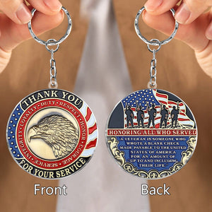 Say Thank You Who Have Service Country - Acrylic Keychain