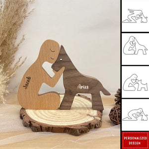 I Like Dogs,The Dog Is The God Of Frolic-Personalized Shaped Wooden Art Puzzle-Gift For Pet Owners, Pet Lovers