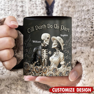 Till Death Do Us Part  - Personalized Couple Mug - Gift For Husband,Wife,Anniversary