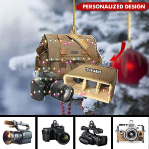 2024 New Release Personalized Professional video camera Ornament-Gifts For co-worker,Photographer