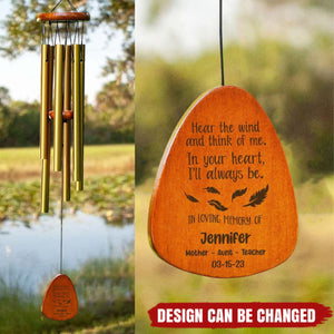 New Release-In The Loving Memory Wind Chimes Personalized Gifts