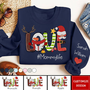 2024 New Release Christmas Snowman Love Grandma and Grandkids Sweatshirt