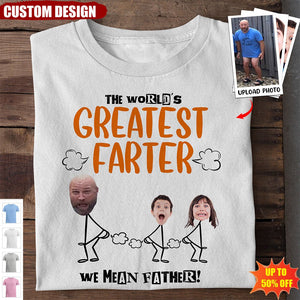 World's Best Farter Ever - Personalized Photo Shirt