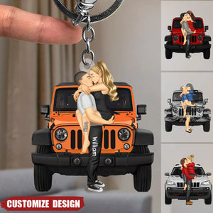 New Release - Personalized Off-Road Car Couple Keychain