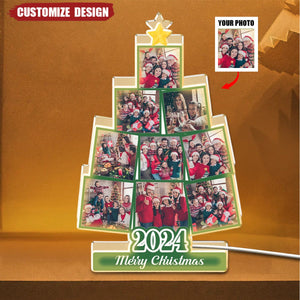 Custom Photo Christmas Tree - Personalized Light Box - 2024 New Release