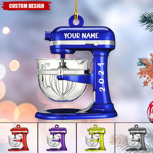 Personalized Baking Mixer Lights Ornaments - 2024 New Release