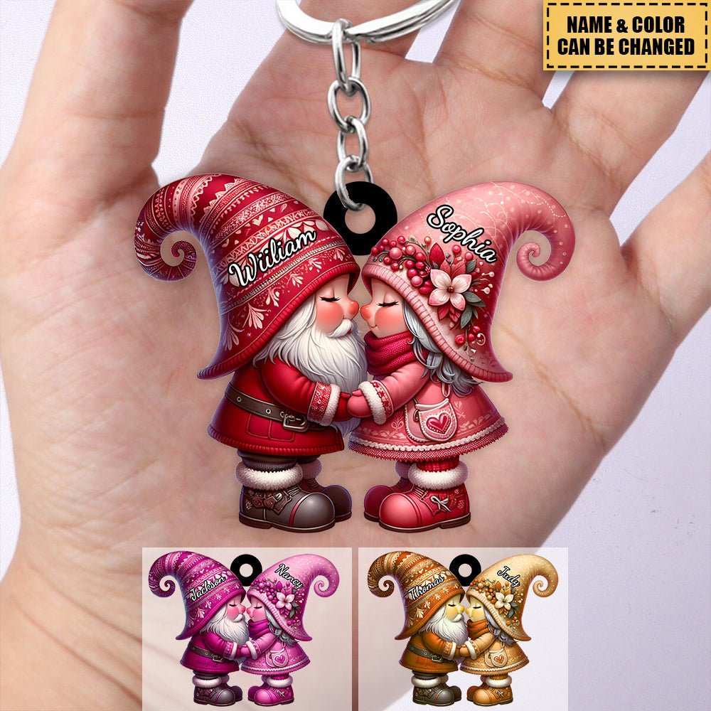 Personalized Dwarf Acrylic Keychain - Gift For Couple