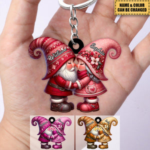 Personalized Dwarf Acrylic Keychain - Gift For Couple