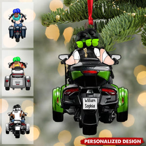 2024 New Release Motorcycle Lovers For Couples Ornament-Personalized Christmas Ornament-Gift For Motorcycle Lovers