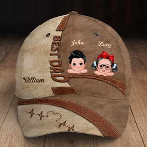 With A Dad Like You, Every Day Is Father's Day - Family Personalized Hat