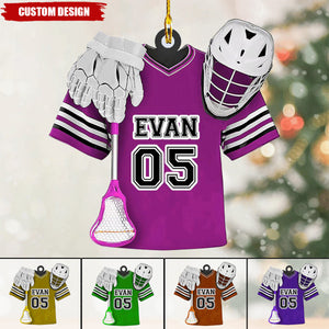 Personalized Lacrosse Christmas Ornament Gift For Lacrosse Lovers - 2024 New Release