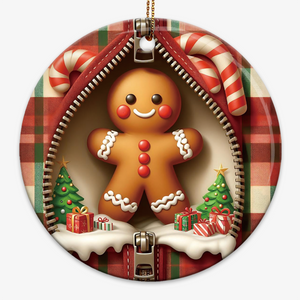 Zipper Effect Christmas Tree Ornament - 2024 New Release