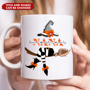 Personalized Gift For Nana/Mom Witch Halloween Mug