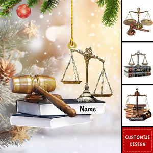 2024 New Release Personalized Lawyer Christmas Ornament - Gift For Lawyer