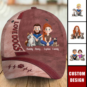 Life Is Better With Pets -Personalized Classic Cap, Gift For Dog Lovers, Cat Lovers