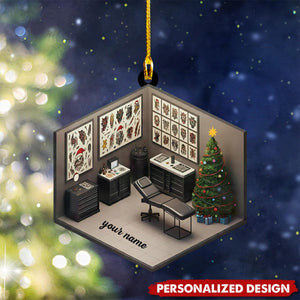 Personalized Tattoo Studio Xmas Ornament-Gift For Tattoo Lovers and Artists-2024 New Release