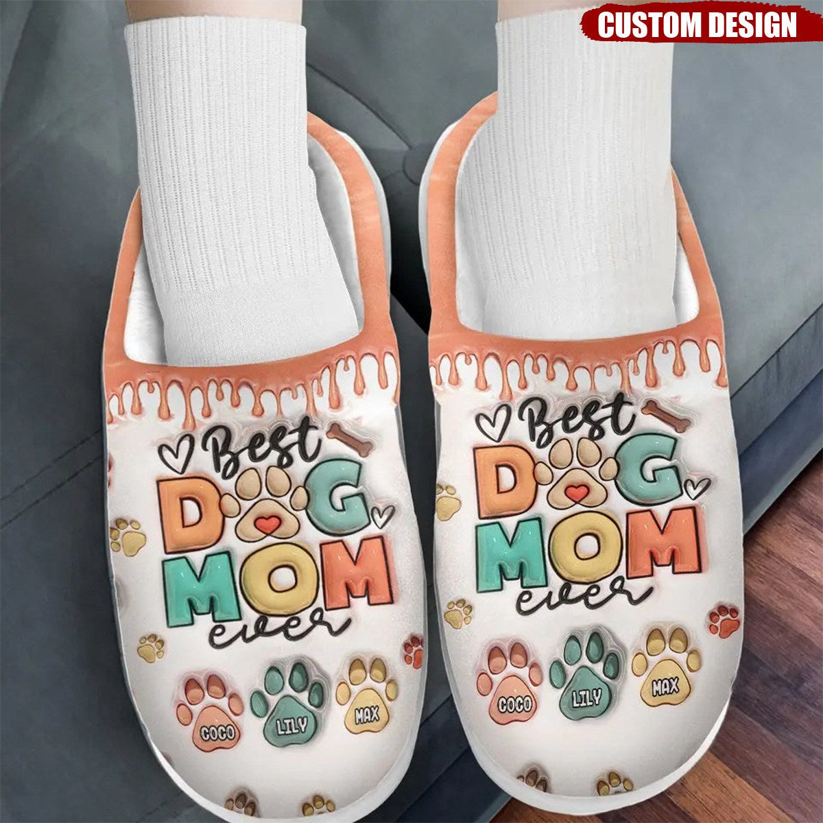 Pawsitively Grateful For The Joy My Pet Brings This Christmas - Dog & Cat Personalized Custom Fluffy Slippers