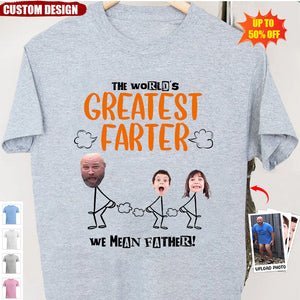 World's Best Farter Ever - Personalized Photo Shirt