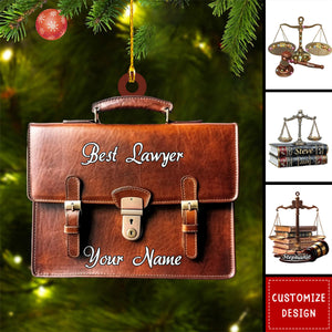 2024 New Release Personalized Lawyer Christmas Ornament - Gift For Lawyer