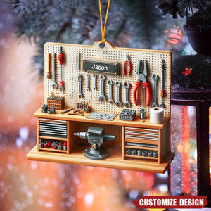 Personalized  Mechanic Tool Box Ornament - 2024 New Release