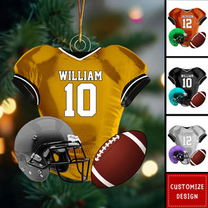 Personalized Name American Football Uniform Ornament - 2024 New Release