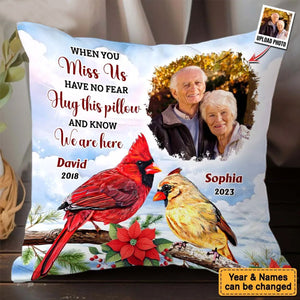 Loss Of Love One Hug This Pillow-Personalized Memorial Pilow