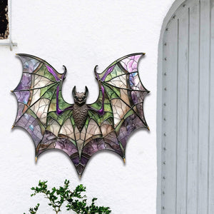 Bat Hanging Metal Sign, Bat Lover’s Sign, Garden Decor, Garden Gift, Backyard Gift, Home Decor