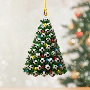 Christmas Soccer Tree Ornament-Gifts For Soccer Lover-2024 New Release