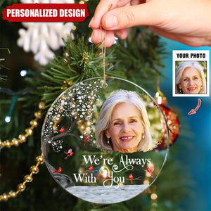 2024 New Release I'm Always With You-Memorial Gift-Personalized Circle Acrylic Christmas Ornament