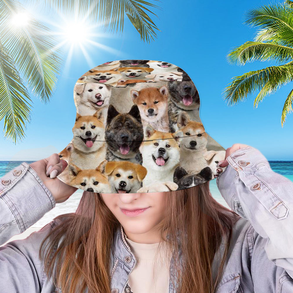 A Bunch Of Shiba Inus Bucket Hat