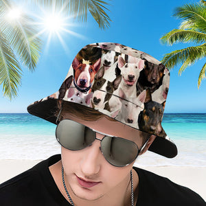 A Bunch Of Bull Terriers Bucket Hat