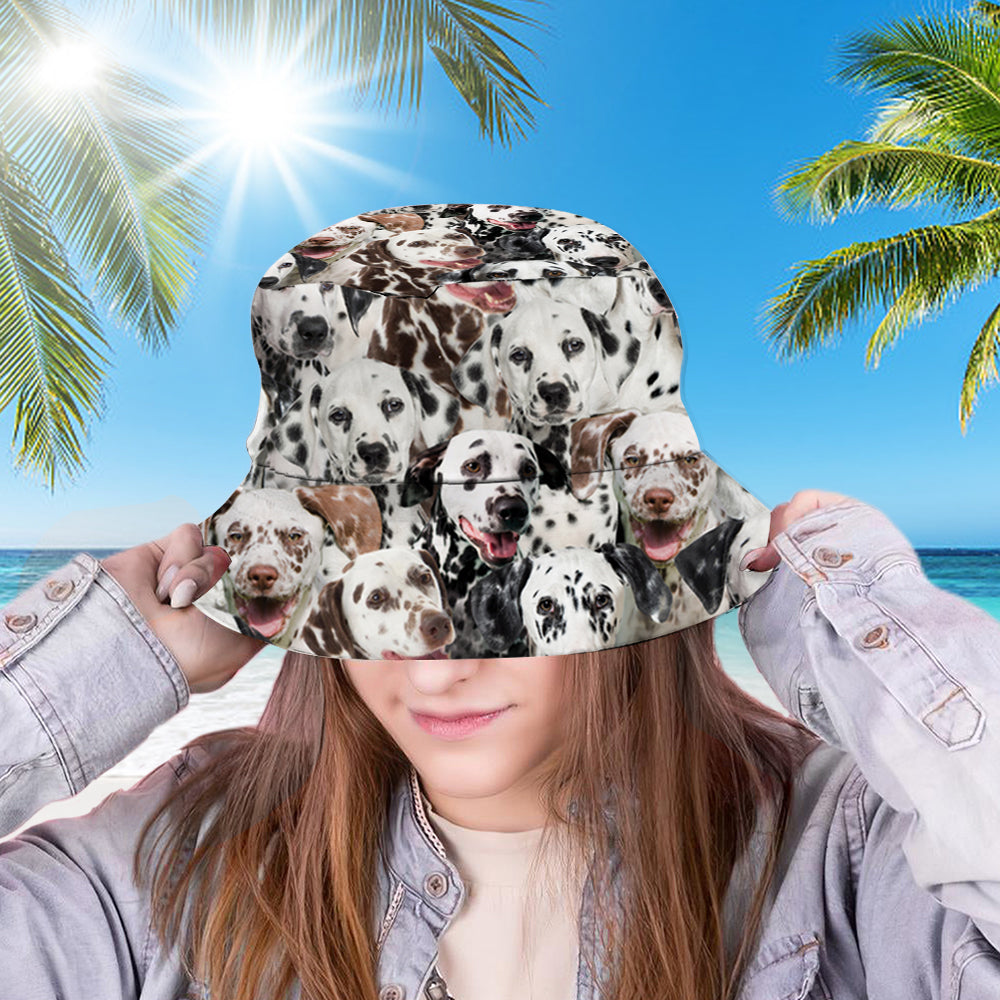 A Bunch Of Dalmatians Bucket Hat