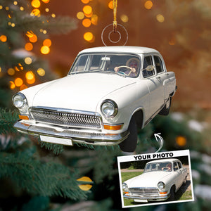 Personalized Car Upload Photo Christmas Ornament