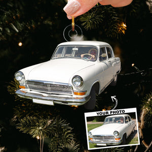 Personalized Car Upload Photo Christmas Ornament