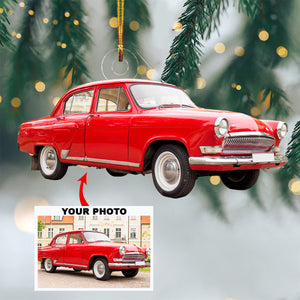 Personalized Car Upload Photo Christmas Ornament