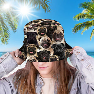 A Bunch Of Pugs Bucket Hat