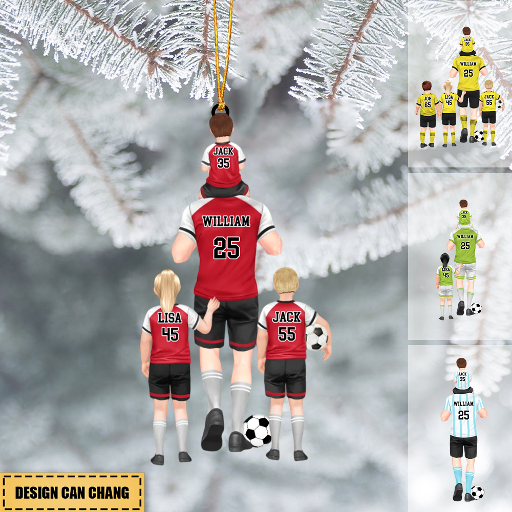 Personalized Sports Christmas Ornaments - Soccer Jersey