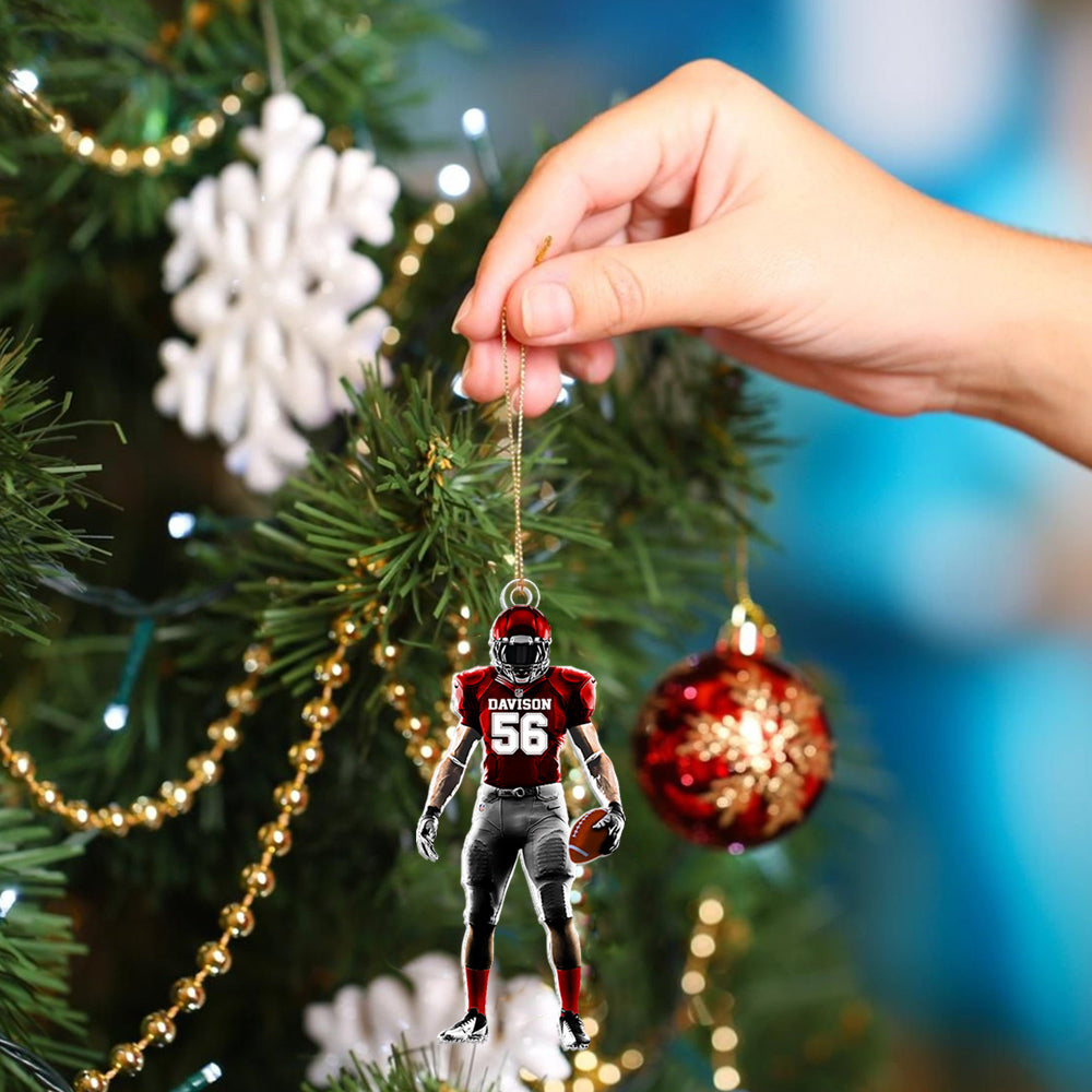 Personalized Football Ornament