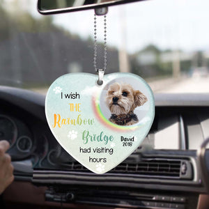 I Wish THE Rainbow Budge had visiting hours Personalized Ceramic Ornament