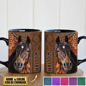 Personalized Horse Love Ceramic Mug