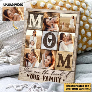 Mom Photo Collage Poster, Personalized Gift For Mom, Christmas Gift Idea