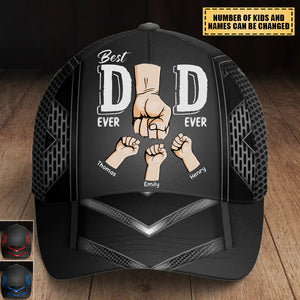 Best Dad Ever - Personalized All Over Print Classic Cap