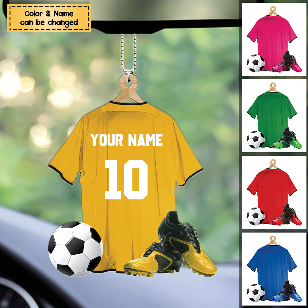 Personalized Sports Christmas Ornaments - Soccer Jersey