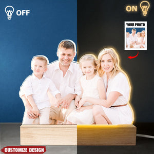 Life Is Better With You - Custom Photo Shaped 3D LED Light