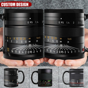 Personalized Camera Lens & Name Printed Mug