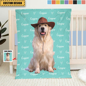 Colorful Lovely Lettering - New Version - Personalized Photo Blanket