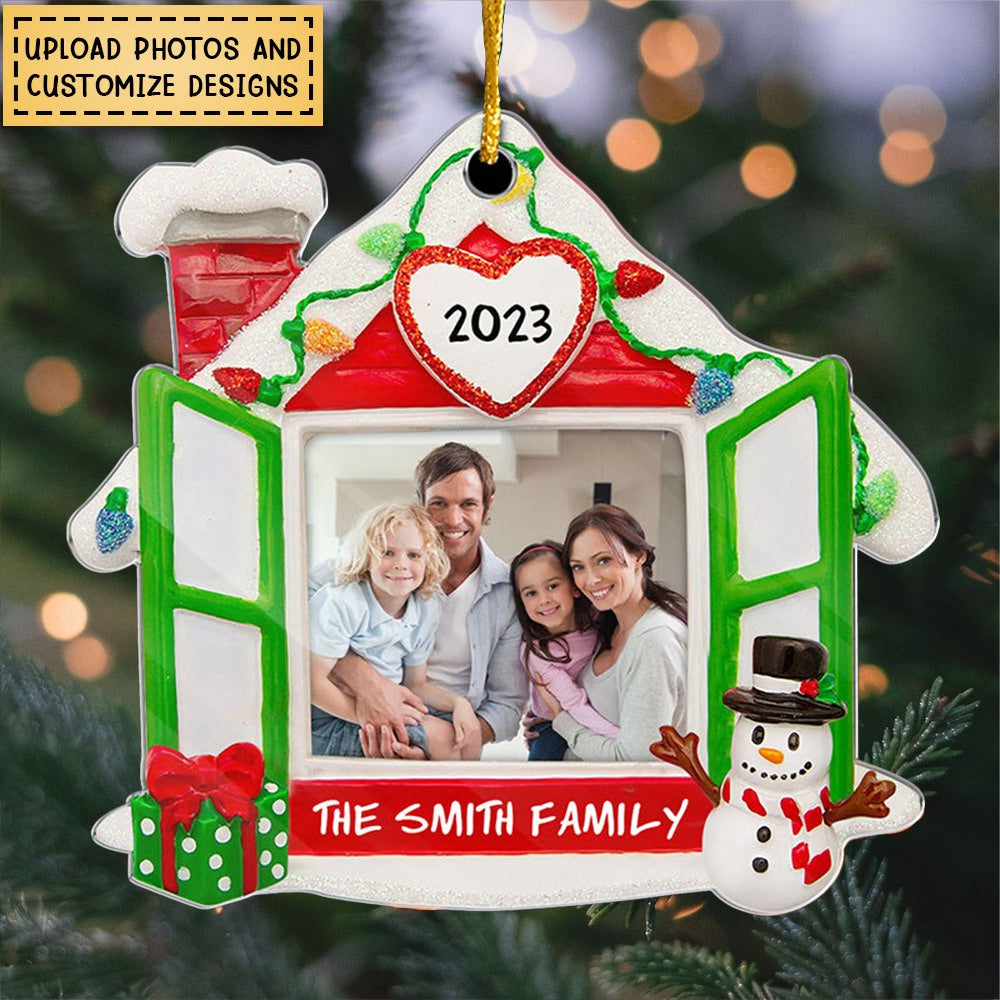 Custom Photo Family Is A Special Gift - Family Personalized Custom Ornament - Acrylic Custom Shaped - Christmas Gift For Family Members