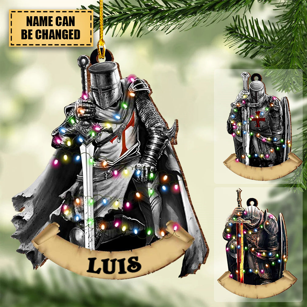 Put On The Full Armor Of God Personalized Christmas Ornament